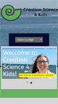 Mobile Screenshot of creationscience4kids.com